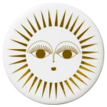 Σουβέρ Sunny RD0051257 Φ10cm White-Gold Raeder Πορσελάνη