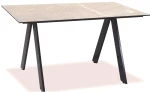 Τραπέζι Παραλ/μο Αλουμινίου Hpl 22521 160x90x75cm Beige-Black