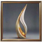 Κάδρο 3D Σχήματα 16-50006 41x41cm Multi Marhome Square Πλαστικό, Γυαλί