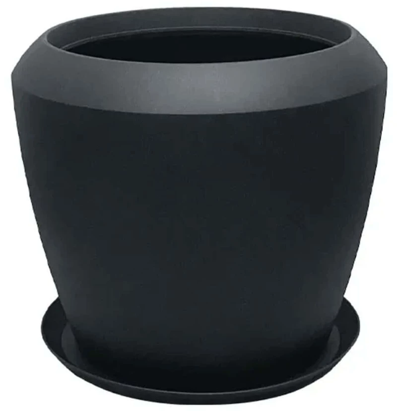 Κασπώ Πομπέ 06-10017-M Φ44x39,5cm Black Marhome Πολυρεσίνη