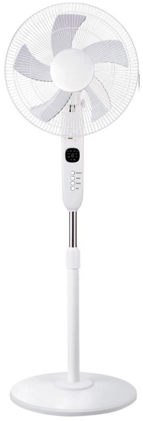 Ανεμιστήρας Δαπέδου FANSFPW10R Με Τηλεχειριστήριο Και Χρονοδιακόπτη D45cm AC 55W White Aca