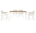 Τραπεζαρία Κήπου Piazza & Falcon 02-00-1255 (Σετ 7Τμχ) White Six Seater