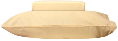 Σεντόνια 950 (Σετ 3τμχ) Yellow Viopros Single 160x260cm 100% Βαμβάκι