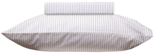 Σεντόνια 955 Με Λάστιχο (Σετ 3τμχ) Beige Viopros Single 100x225cm 100% Βαμβάκι