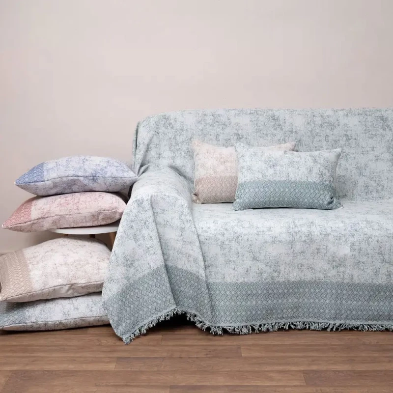 Ριχτάρι 3024 Green Viopros Three-Seater 180x280cm 100% Βαμβάκι