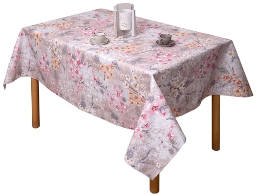 Τραπεζομάντηλο Αλέκιαστο Ελβίρα Multi Viopros 140Χ140 Βαμβάκι-Πολυέστερ