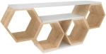 Έπιπλο Tηλεόρασης Bal 322RTC2101 140x29,6x55,5cm White-Sonoma