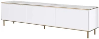 Έπιπλο Tηλεόρασης Imaj 382NRC1143 180x35x45,2cm Marble Effect White