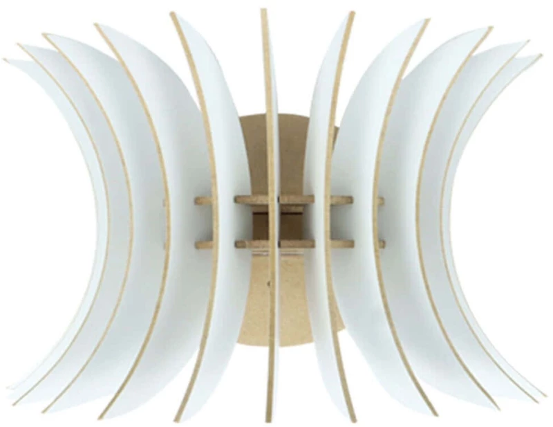 Φωτιστικό Τοίχου - Απλίκα 390FLH2101 28x20x20cm E27 40W White Opviq