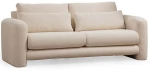 Καναπές Τριθέσιος Lily 560ARE1847 215x97x73cm Cream