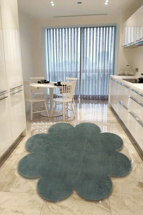 Χαλί Daisy Plush 202BLY1338 Dark Grey Conceptum Hypnose 80X80cm Round