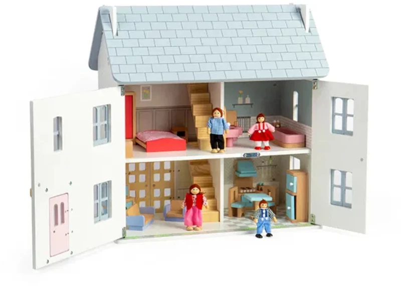 Εξοχικό κουκλόσπιτο ξύλινο - Bigjigs Toys