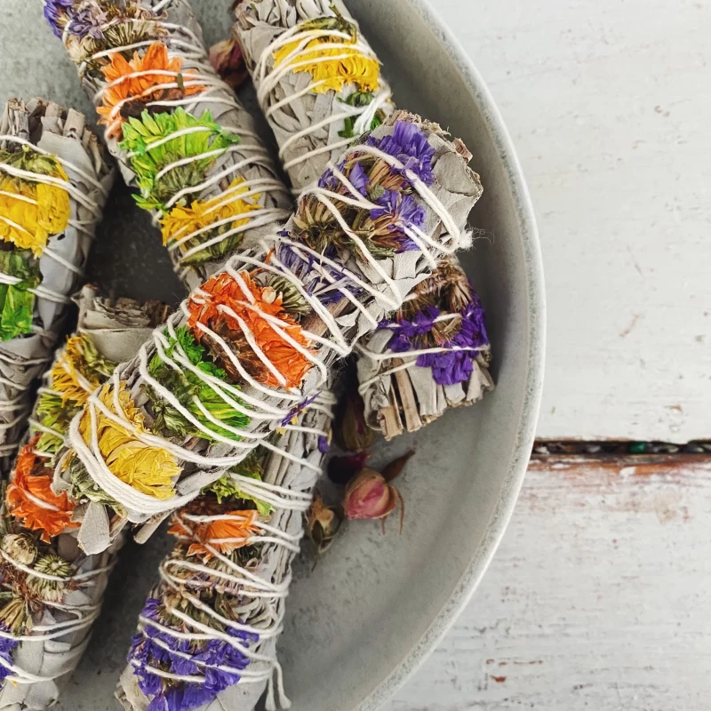 Ραβδί Θυμιάματος Φασκόμηλο Good Vibes White Sage Smudge Stick 10cm