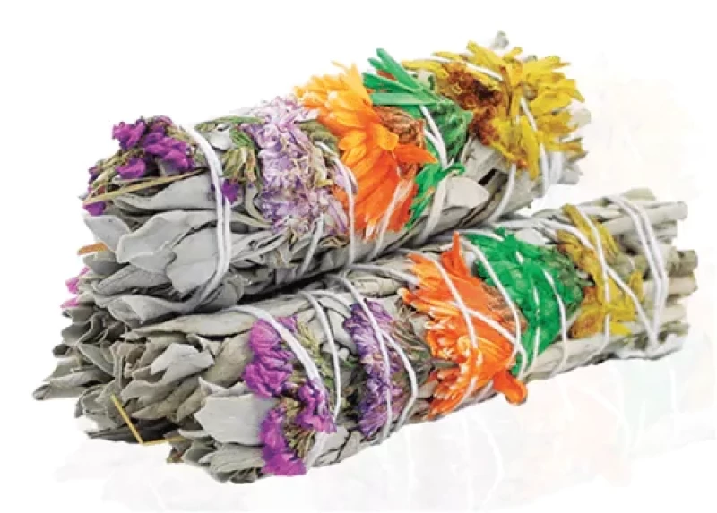 Ραβδί Θυμιάματος Φασκόμηλο Good Vibes White Sage Smudge Stick 10cm