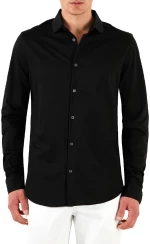 ARMANI EXCHANGE SHIRT MEN ARMANI EXCHANGE ΜΑΥΡΟ (XM000497-AF103642-UC001)