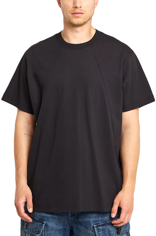 G-STAR RAW SEAM DETAIL LOOSE FIT T-SHIRT MEN G-STAR RAW ΜΑΥΡΟ (D26449-C784-6484)