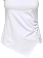 ONLY ONLINDY ONE SHOULDER TOP WOMEN ONLY ΛΕΥΚΟ (15349742-BRIGHT-WHITE)