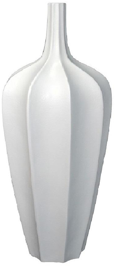 Βάζο fiberclay στρογγυλό λευκό s 34x100cm Espiel LOF107