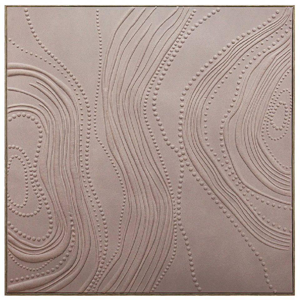 Πίνακας σε καμβά σομόν 80x80x3,5cm Espiel FAL314