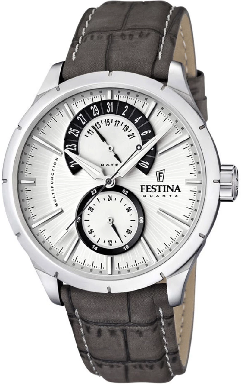 Festina F16573/2 classic Mens Watch 46mm 5ATM