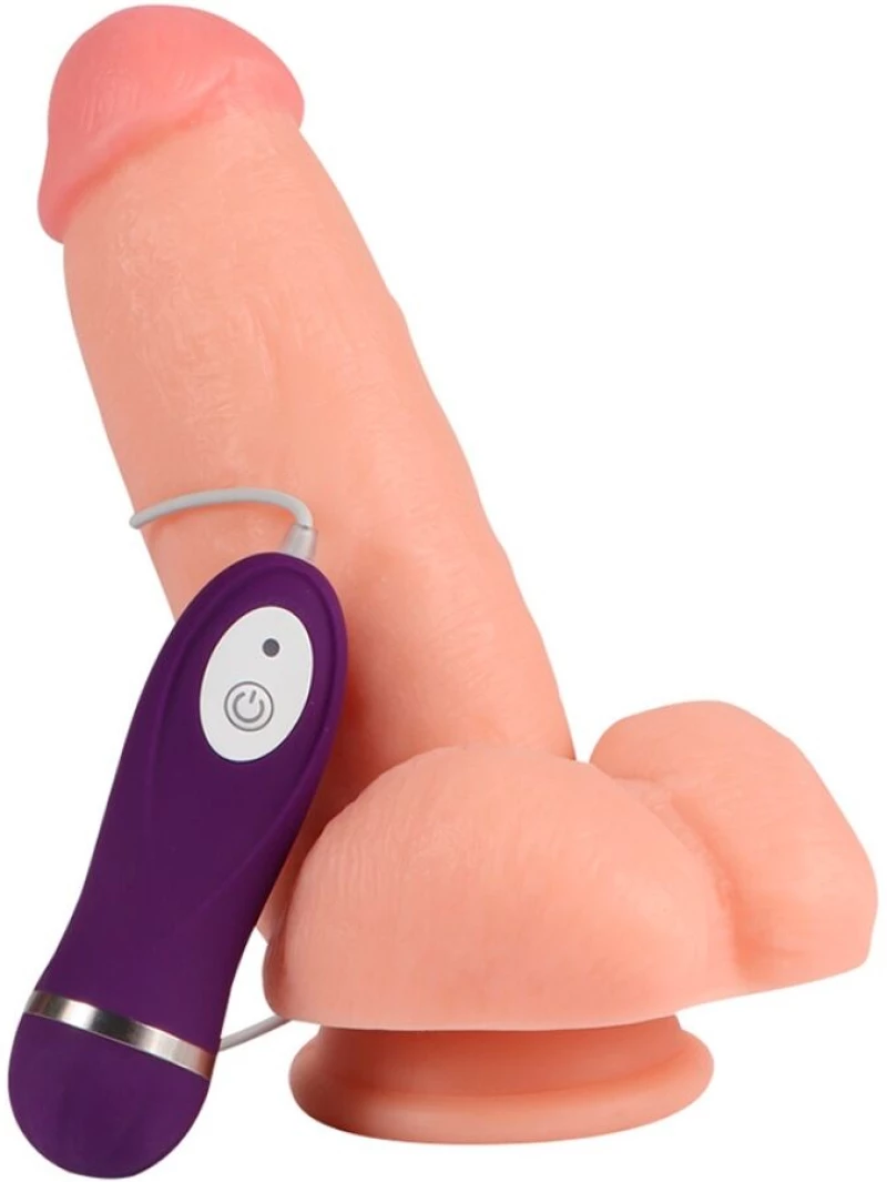 SHEQU - RED EAGLE VIBRATOR DILDO WITH REMOTE CONTROL 17 CM