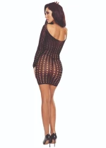 PASSION - BS110 BODYSTOCKING BLACK POINTS