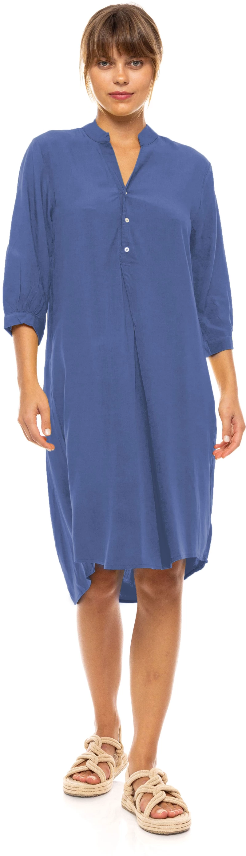 Γυναικείο Beachdress Pink Label -  Φόρεμα - Cosmos Blue - Regular Fit - Viscose