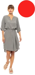 Γυναικείο Beachdress Pink Label - Φόρεμα - Κόκκινο - Regular Fit - Viscose