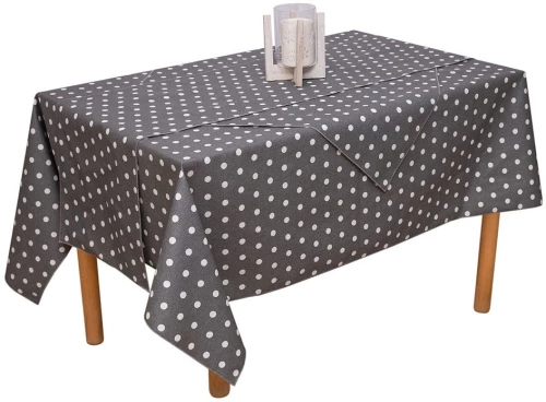 Τραπεζομάντηλο Αλέκιαστο 70x70 Βίκυ Ανθρακί