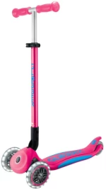 Πατίνι Globber Scooter Αναδιπλούμενο Elite Lights Fuschia (439-610-3)