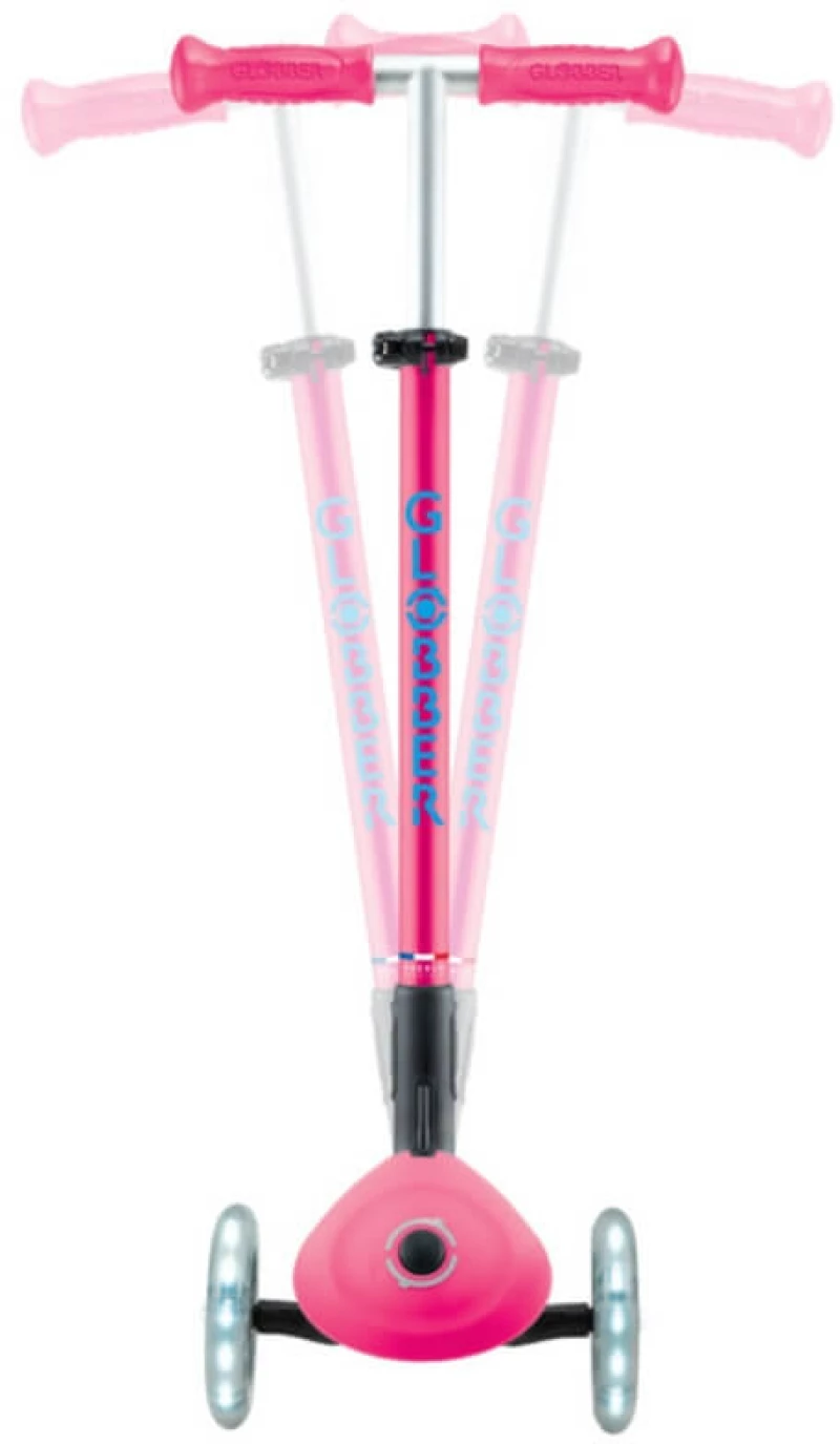 Πατίνι Globber Scooter Αναδιπλούμενο Elite Lights Fuschia (439-610-3)