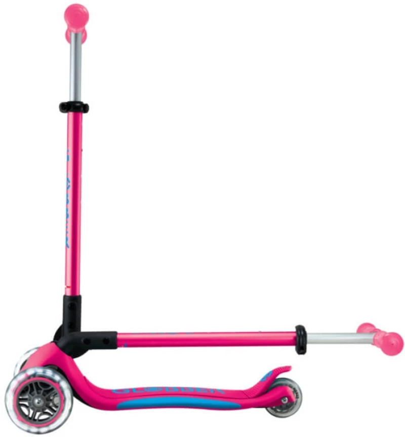 Πατίνι Globber Scooter Αναδιπλούμενο Elite Lights Fuschia (439-610-3)