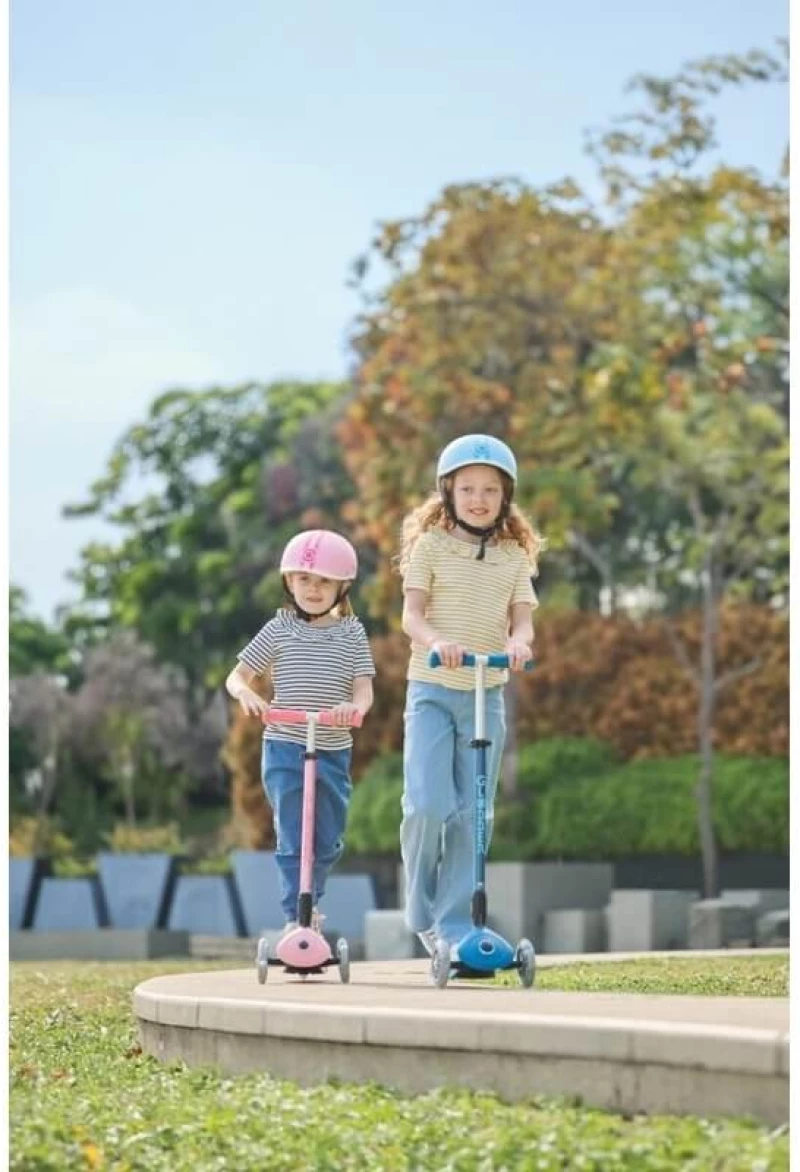 Πατίνι Globber Scooter Αναδιπλούμενο Elite Lights Fuschia (439-610-3)