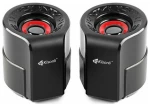 Kisonli A-909 Ηχεία Υπολογιστή 2.0 με Ισχύ 6W σε Μαύρο Χρώμα