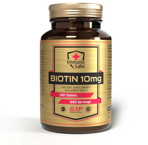 Biotin 10mg 250 tabs - Immune-Labs
