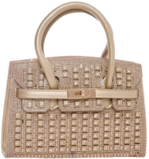Τσάντα φάκελος clutch MD2402 - Χρυσό