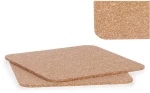 Σουπλά φελλού τετράγωνα σετ2pcs 18x18cm