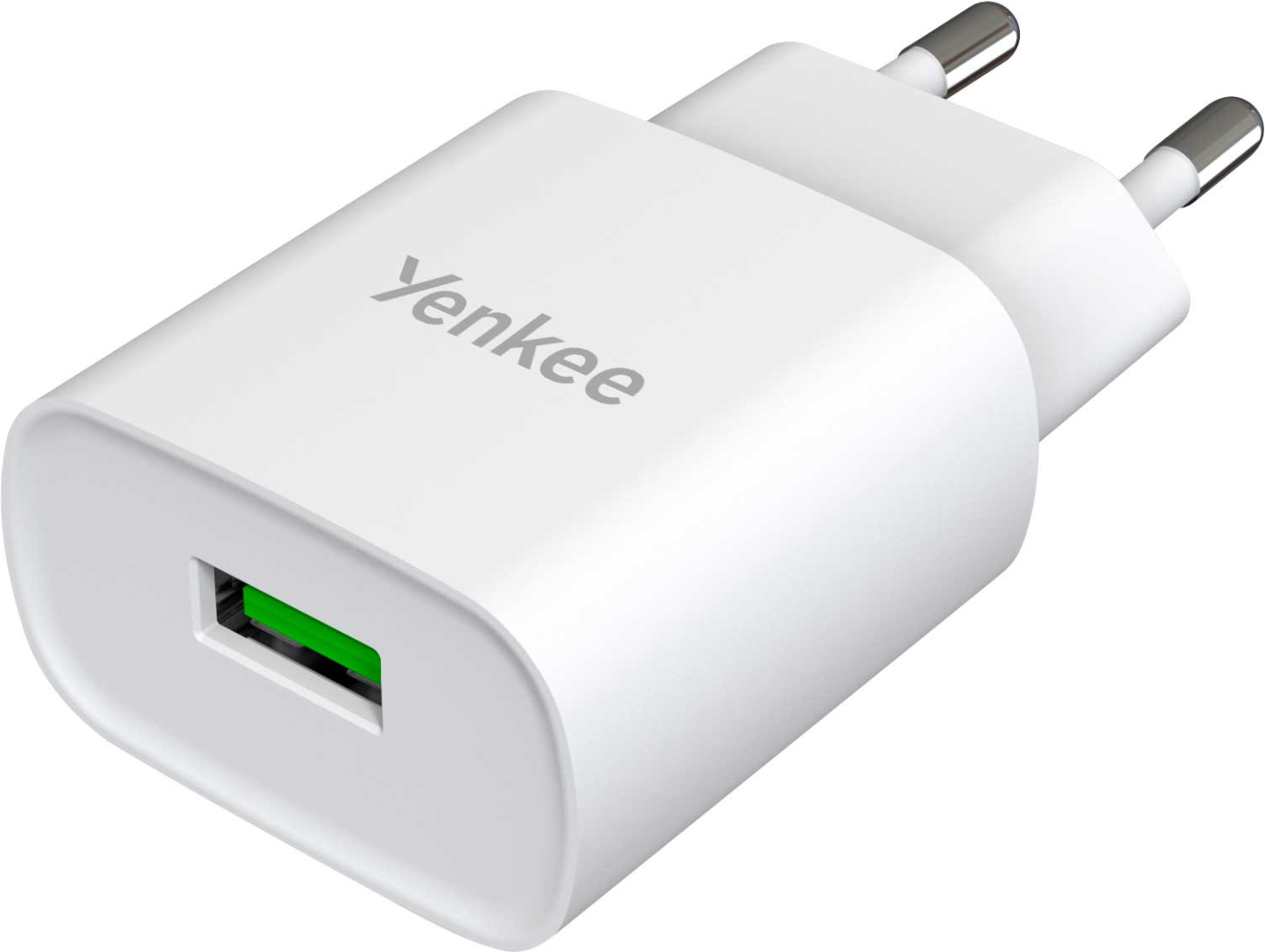 YENKEE YAC SE 223 Φορτιστής USB με τεχνολογία Quick Charge 3.0, Λευκό
