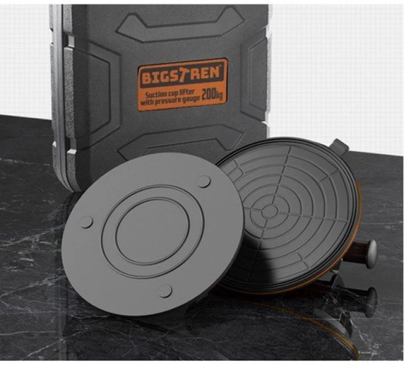 Μονή Βεντούζα με Αντλία Κενού 200 mm 200 Kg Bigstren 22479