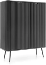 Μπουφές Zova Ανθρακί 103x129x39cm