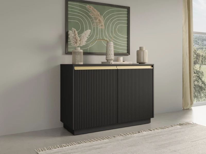 Μπουφές Royal Ανθρακί 103x71x39cm