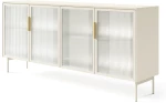 Μπουφές Lumi Λευκό Σαμπανί 181x82x39cm