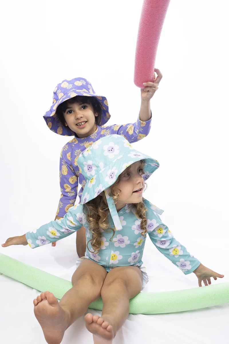 Zoocchini Σετ UV Μαγιώ και Μπλούζα Daisy - 2 ΕΤΩΝ ZOO16405-2T Κορίτσι