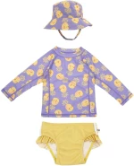 Zoocchini Σετ UV Μαγιώ Bucket Καπέλο Μπλούζα Pineapple - 2 ΕΤΩΝ ZOO16012-2T Κορίτσι