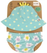 Zoocchini Σετ Μαγιό και Καπέλο UPF50  Daisy - 12-24m ZOO12016L Κορίτσι