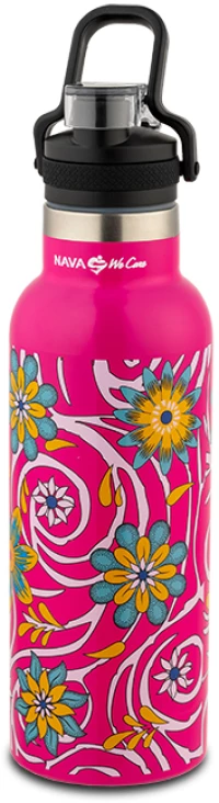 NAVA Θερμός Μπουκάλι Ανοξείδωτο "We Care" Ρόζ 500ml 10-016-020