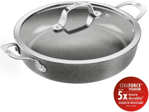 Ballarini - Salina Ceramic Serving Pan with Lid - no-color - 28 cm / Home and Kitchen