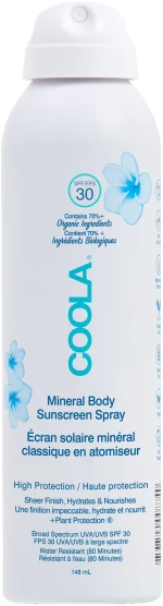 Coola - Mineral Body Spray Fragrance Free - SPF 30 / Beauty