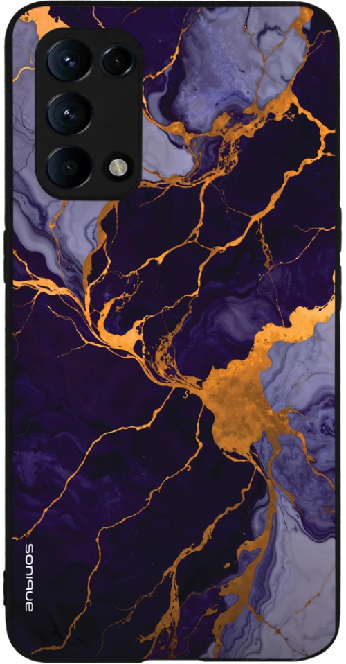 Θήκη Sonique Marble Series για Oppo Find X3 Lite 5G Μωβ