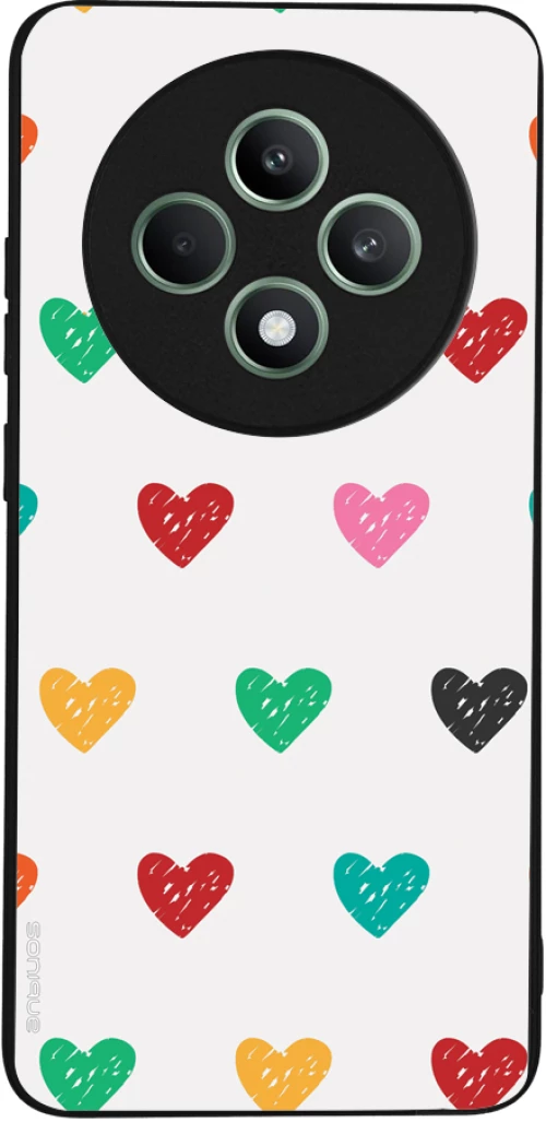 Θήκη Sonique Heart Series για Oppo Reno12 F 5G / Oppo Reno12 FS 5G Λευκό 02